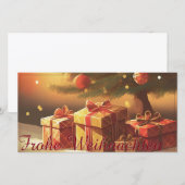 Motiv, mit Geschenken unterm Weihnachtsbaum 37016 (Vorne/Hinten)