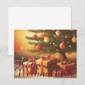 Motiv, mit Geschenken unterm Weihnachtsbaum 37016 (Vorne/Hinten)