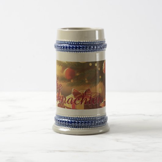 Motiv, mit Geschenken unterm Weihnachtsbaum 37016 Bierglas (Mittel)