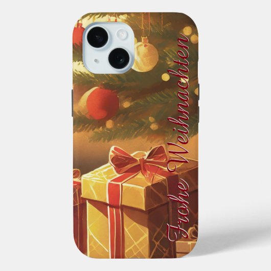 Motiv, mit Geschenken unterm Weihnachtsbaum 37016 Case-Mate iPhone Hülle (Rückseite)