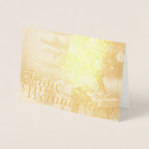 Motiv, mit Geschenken unterm Weihnachtsbaum 37016 Folienkarte
