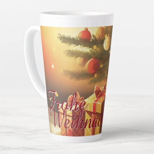 Motiv, mit Geschenken unterm Weihnachtsbaum 37016 Milchtasse (Linke Ecke)