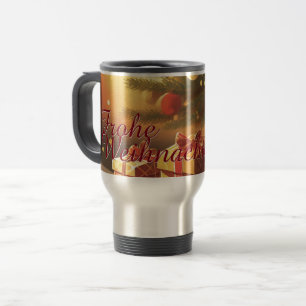 Motiv, mit Geschenken unterm Weihnachtsbaum 37016 Reisebecher