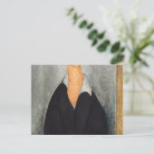 Motiv: Modigliani 1919 Postkarte (Stehend Vorderseite)