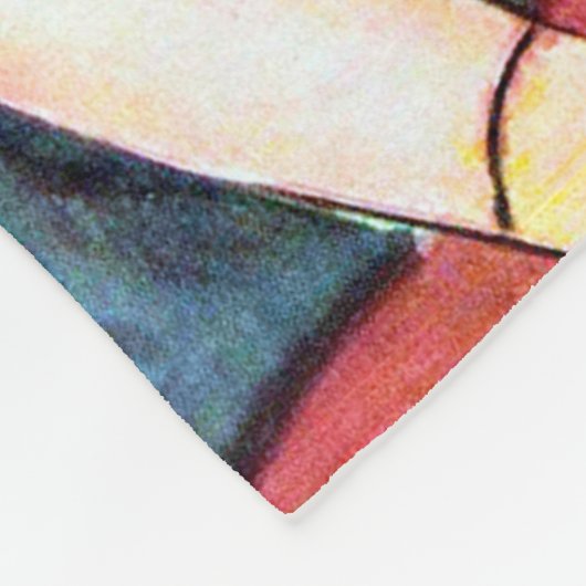 Motiv: Modigliani Fleecedecke (Ecke)