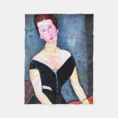 Motiv: Modigliani Fleecedecke (Vorderseite)