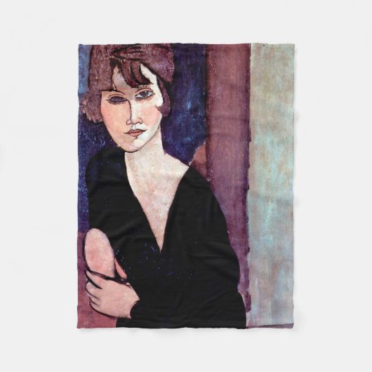 Motiv: Modigliani Fleecedecke (Vorderseite)