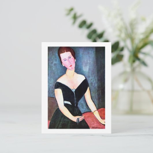 Motiv: Modigliani Postkarte (Stehend Vorderseite)