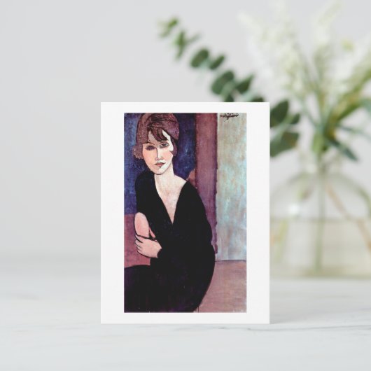 Motiv: Modigliani Postkarte (Stehend Vorderseite)