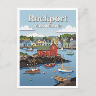 Motiv Nr. 1 Rockport Massachusetts Postkarte