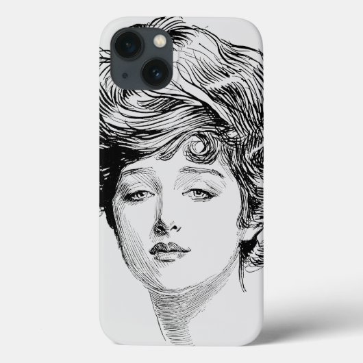 Motiv: Of A Gibson Girl, 1900 Case-Mate iPhone Hülle (Rückseite)
