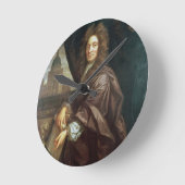 Motiv: Sir Christopher Wren Runde Wanduhr (Winkel)