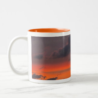 Motiv Sonnenuntergang Zweifarbige Tasse