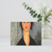 Motiv: Woman Modigliani Postkarte (Stehend Vorderseite)
