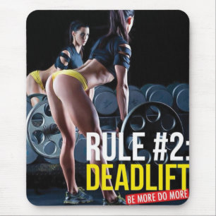 Motivaitonal Fitness-Turnhalle Mousepad