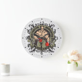 Motivated Boxing Große Wanduhr (Zuhause)