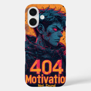 Motivation 404 Fall - kühne Männerdesign iPhone 16 Hülle