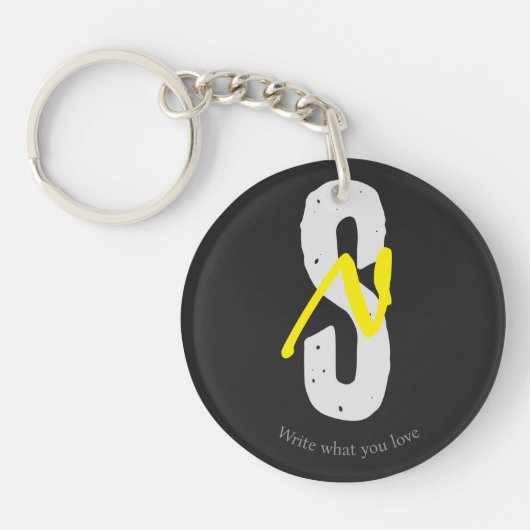 Motivation Acrylic Keychain – Minimal Design Schlüsselanhänger (Vorderseite)