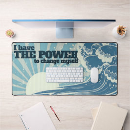 Motivation Affirmation "Der Power zu verändern" Schreibtischunterlage