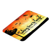 Motivation Affirmation Flex: "Zeit zum Lachen nehm Magnet (Linke Seite)