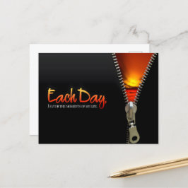 Motivation Affirmation "Savor the momente" Postkarte