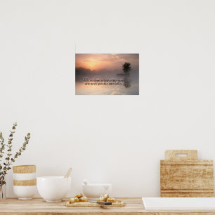 Motivation Affirmation: "Stress verlassen lassen" Poster