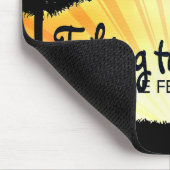 Motivation Affirmation: "Zeit zum Lachen nehmen" Mousepad (Ecke)