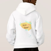 Motivation and positive vibes hoodie (Rückseite)