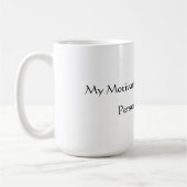 Motivation Backorder Mug Kaffeetasse (Links)