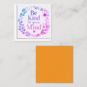 Motivation Begleitkarte (Vorne/Hinten)