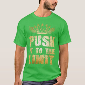 Motivation bringt es zum Limit-Training-Angebot T-Shirt