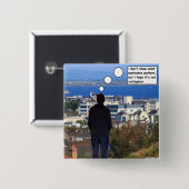 Motivation der Arbeitnehmer Button (Vorne & Hinten)