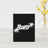 Motivation der Bestie Graphic Karte (Gelbe Blume)
