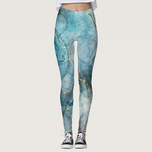 Motivation der Fischerei | Marinefische | Es schei Leggings (Vorderseite)