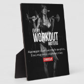 Motivation der Frau - Jede Art von Training ist wi Fotoplatte (Seite)