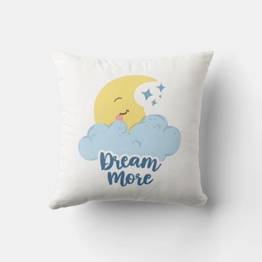 Motivation der Himmelsmonde und Sterne Kissen (Rückseite)