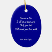 Motivation der Lebensschmuck Keramik Ornament (Hinten)