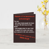 Motivation des Archäologen Karte (Gelbe Blume)