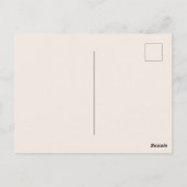 Motivation des Bösen Archäologen Postkarte (Rückseite)