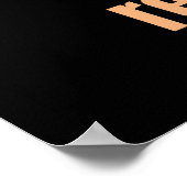 Motivation des Klettersports Metapher Dream Bigger Poster (Ecke)