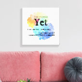 Motivation des Regenbogenwolken-Powers von Doch Leinwanddruck (Insitu (Wohnzimmer))