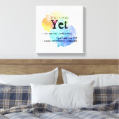 Motivation des Regenbogenwolken-Powers von Doch Leinwanddruck (Insitu (Schlafzimmer))