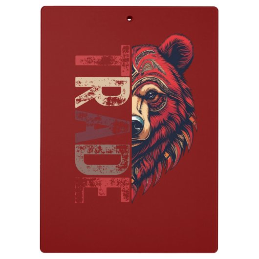 Motivation | Devisenorientierung | Bär Klemmbrett (Rückseite)