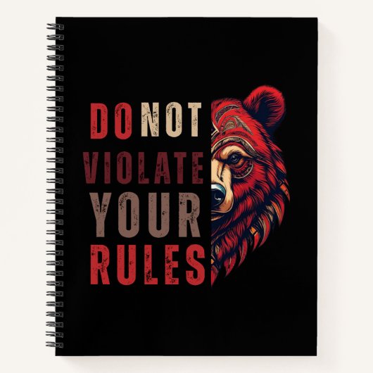 Motivation | Devisenorientierung | Bär Notizblock (Vorderseite)