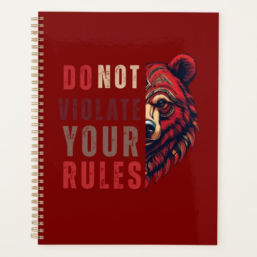 Motivation | Devisenorientierung | Bär Planer (Vorderseite)