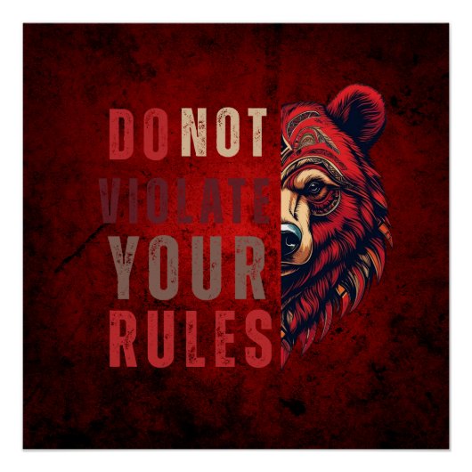 Motivation | Devisenorientierung | Bär Poster (Vorderseite)