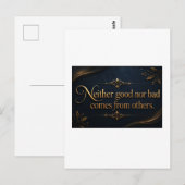 Motivation, die dein Leben verändert Postkarte (Vorne/Hinten)