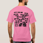 Motivation durch den Trainer für echte Weltstärke T-Shirt (Rückseite)