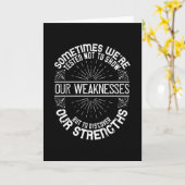 Motivation - Entdecken Sie unsere Stärken Karte (Gelbe Blume)