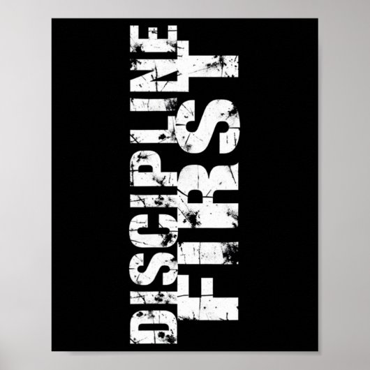 Motivation für Discipline Beats1 Poster (Vorne)